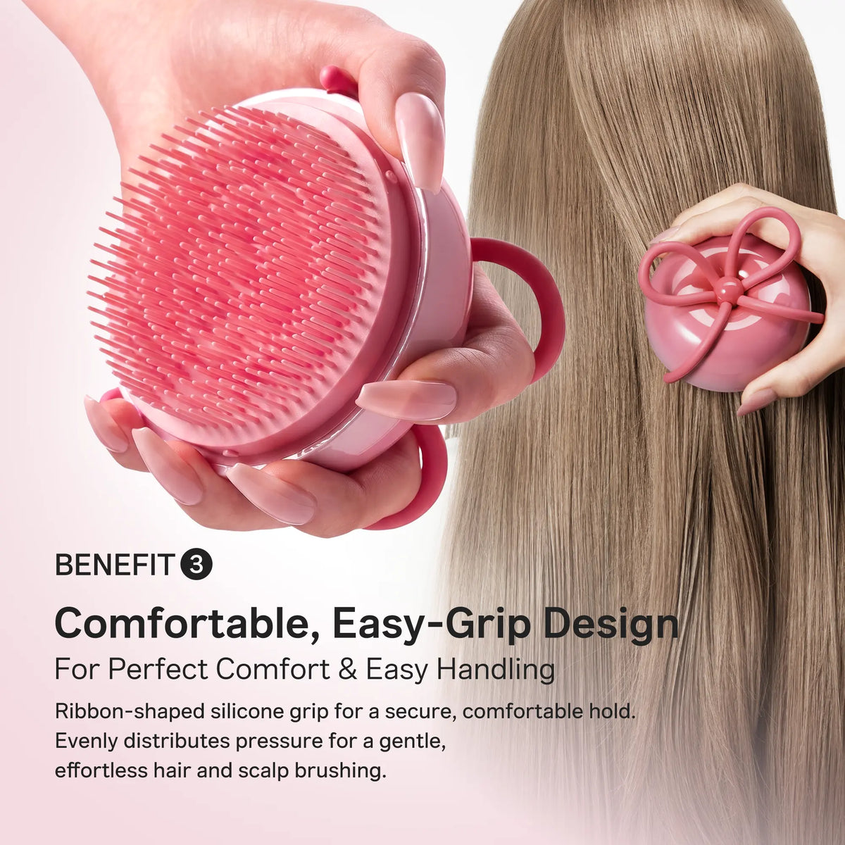 Effortless Detangling Glass Hair Brush