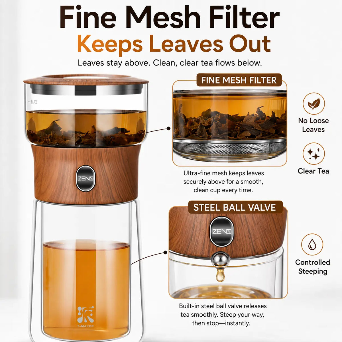 Stainless Steel Tea Infuser Bottle