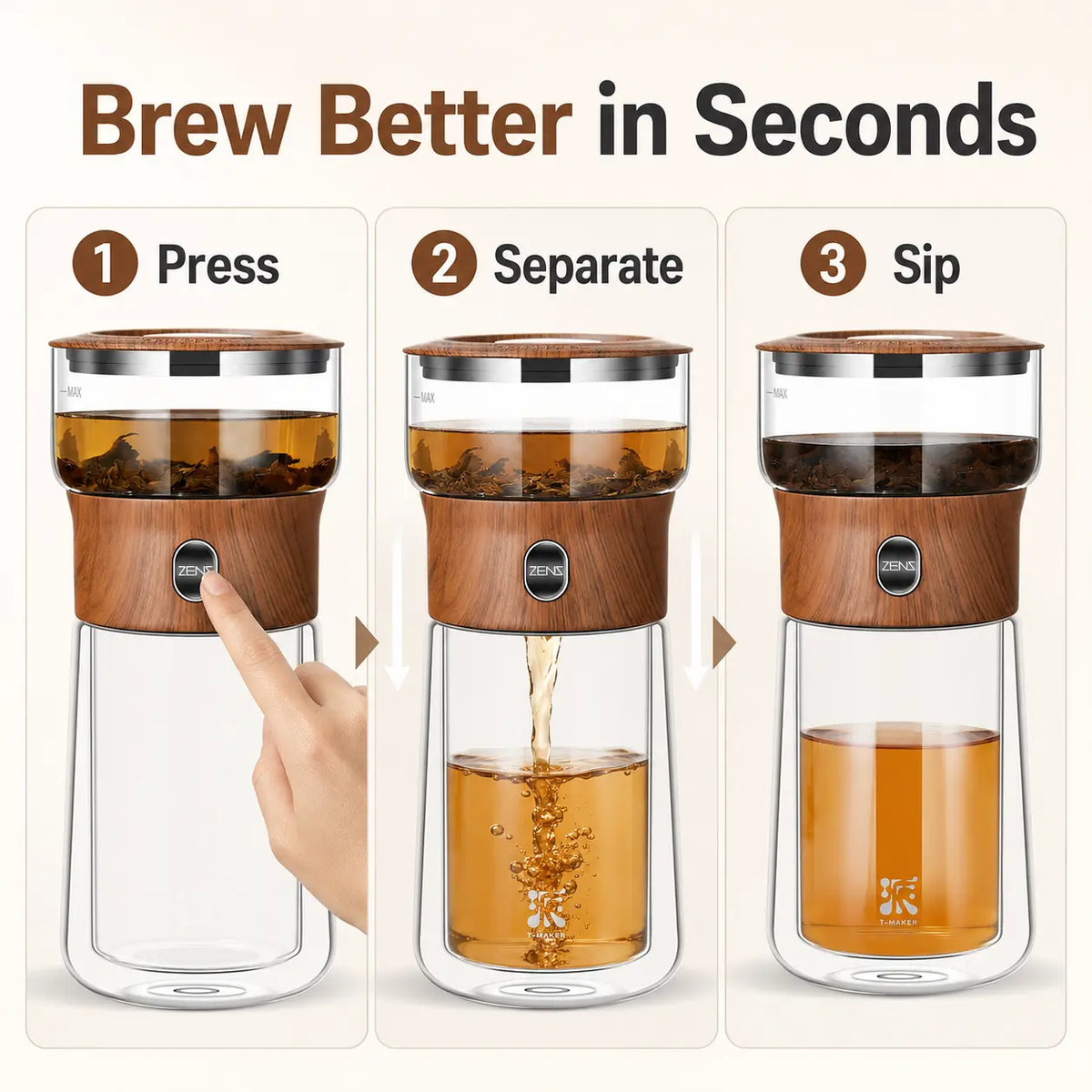 Stainless Steel Tea Infuser Bottle