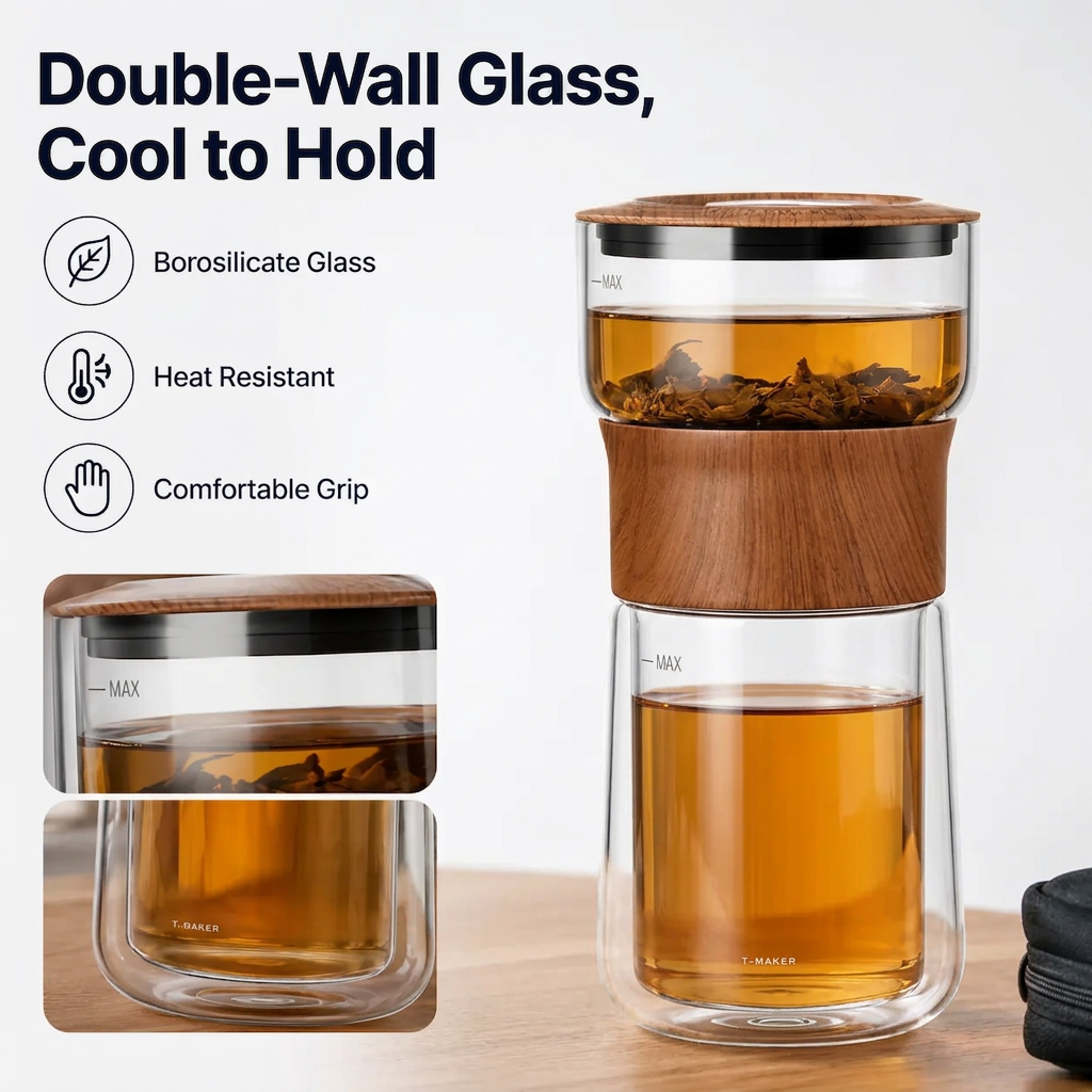 Stainless Steel Tea Infuser Bottle